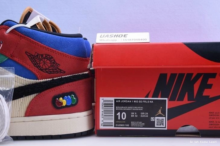 SE Blue Jordan Mid  CU2805-100 Fearless Great the 1 0509